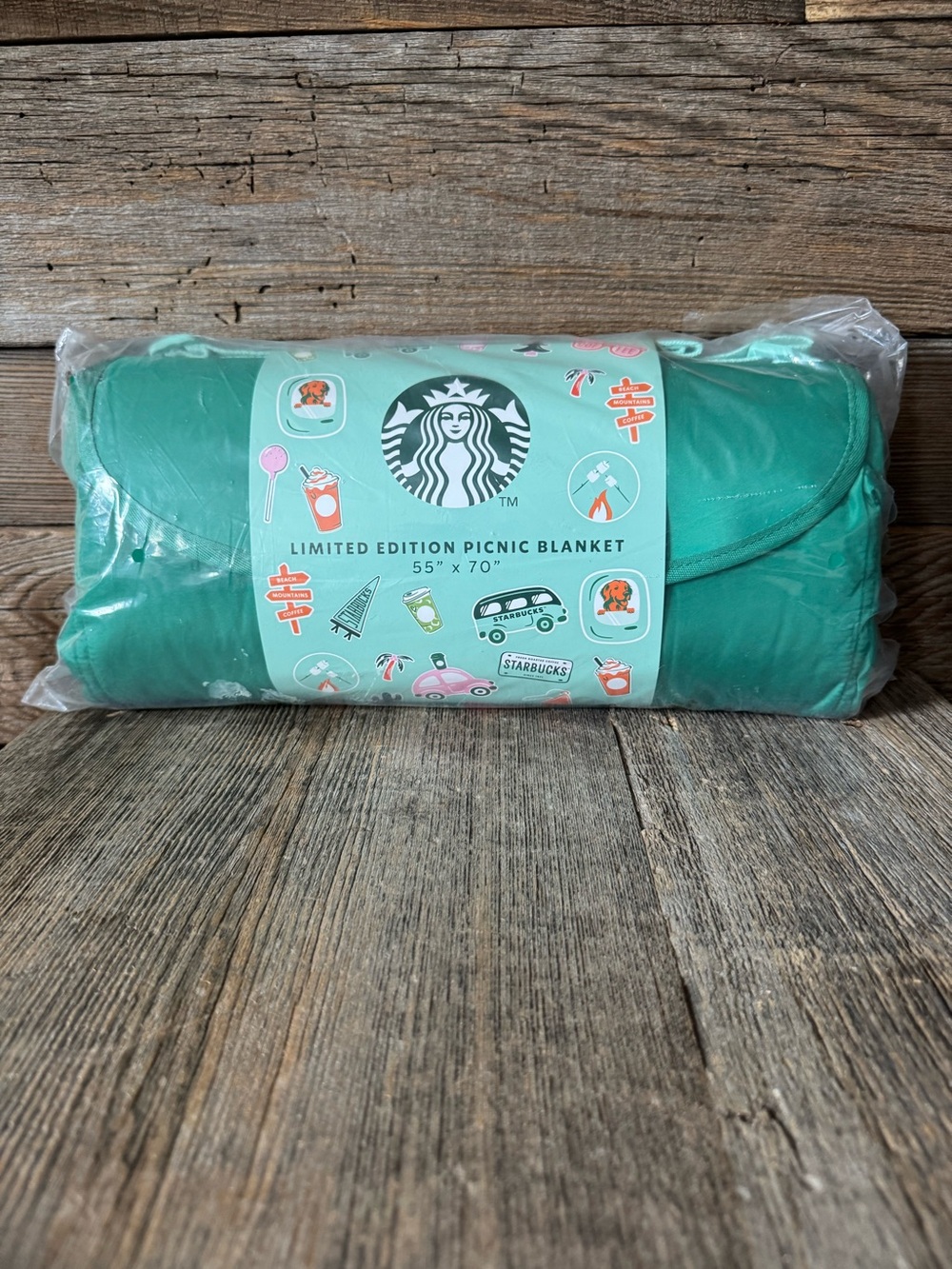 Starbucks Green Limited Edition Picnic Blanket